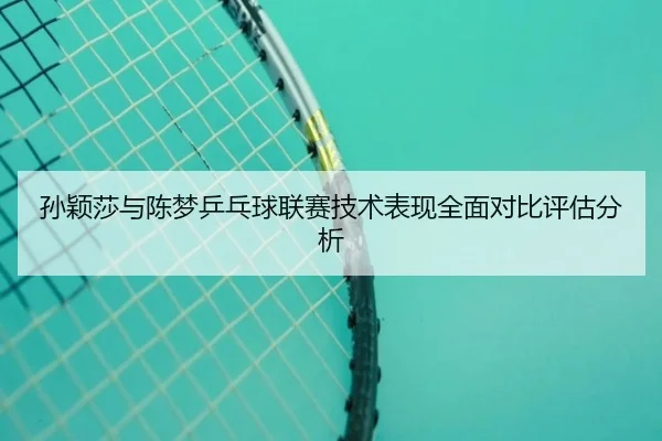 孙颖莎与陈梦乒乓球联赛技术表现全面对比评估分析